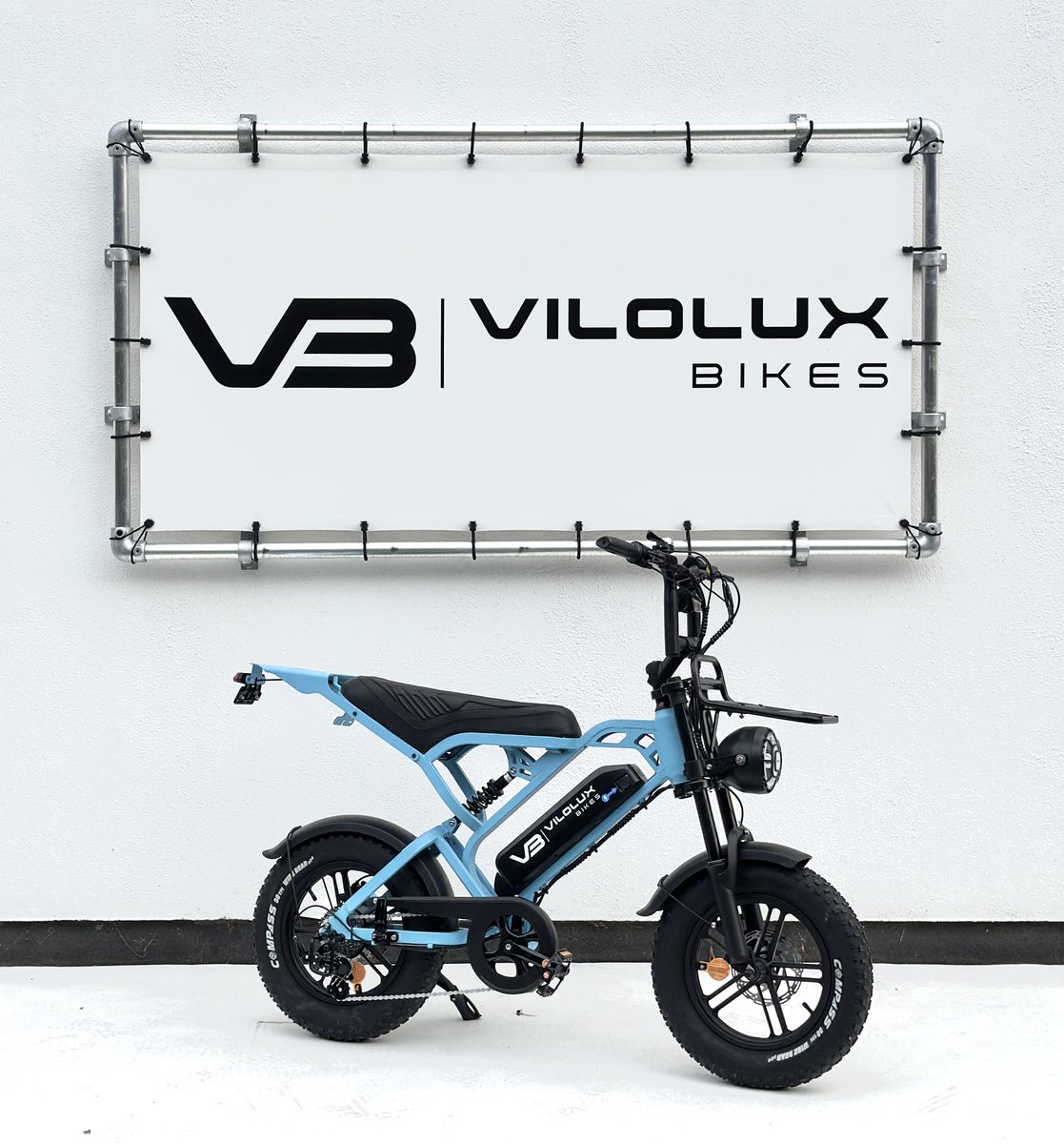 Vilolux® Fatbike electrisch - Fatbike V20 PRO - Achterzit - 3X - Legaal - Rijklaar - Niet opvoerbare fatbikes - 2 Jaar garantie - Telefoontasje - Hydraulische remmen - Alarm - Zwart