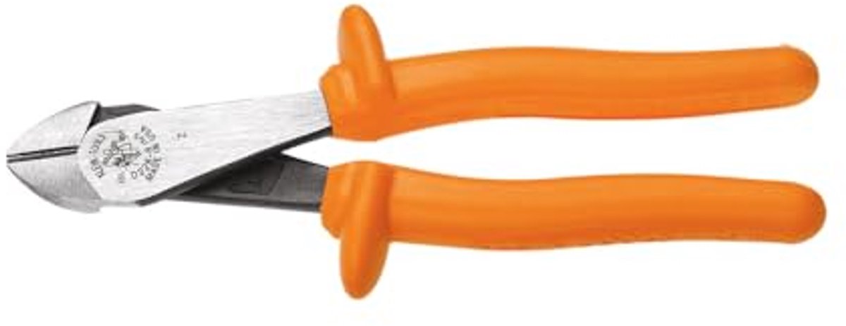 Geïsoleerde hoge hefboom diagonaal gesneden plier 8 inch - Schokbestendig en vlamvertragend