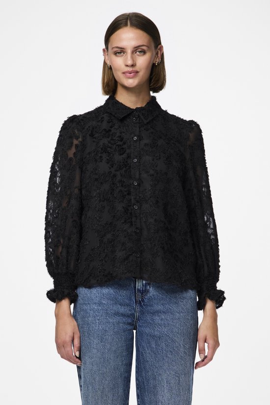LASCANA Shirt met v-hals in wit | Witt
