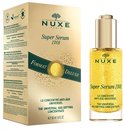 Nuxe Super Serum 50ml flesje met Deluxe verpakking ernaast.