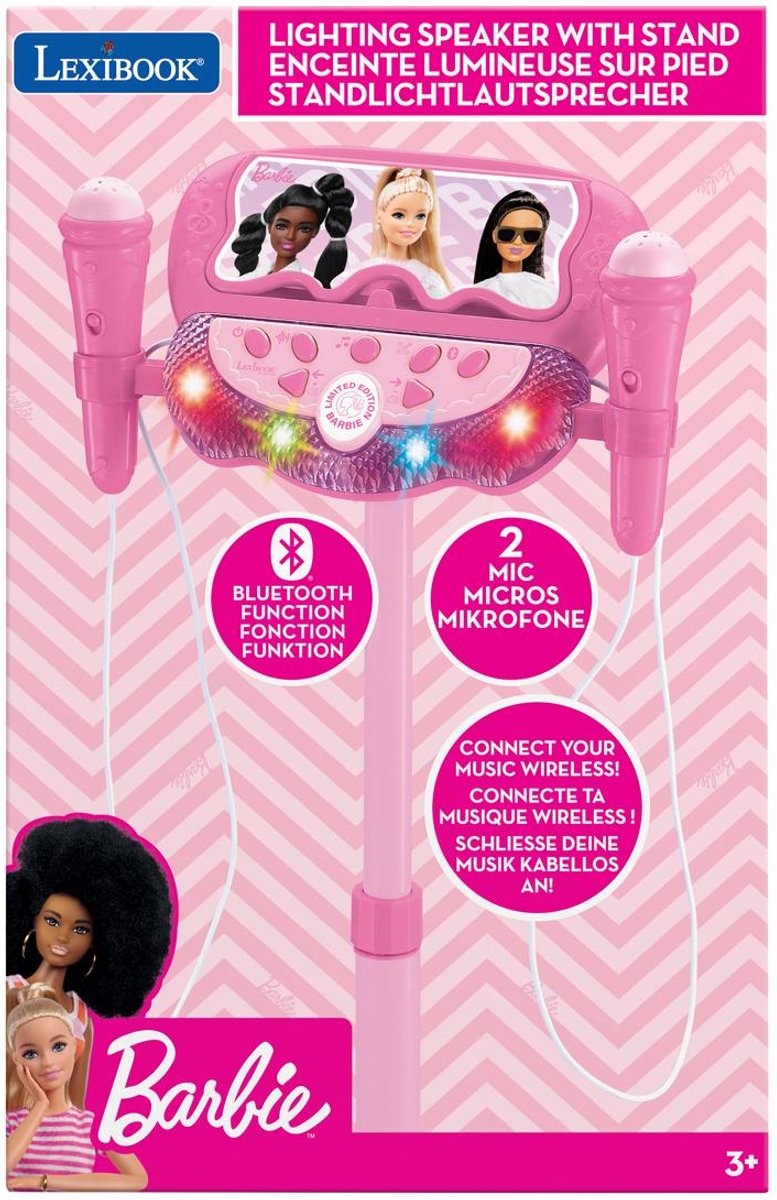 Barbie Verstelbare Standaard met 2 Microfoons met Stemeffecten, Verlichting, Luidspreker, Bluetooth — cadeau in Spellen & Speelgoed - foto 2