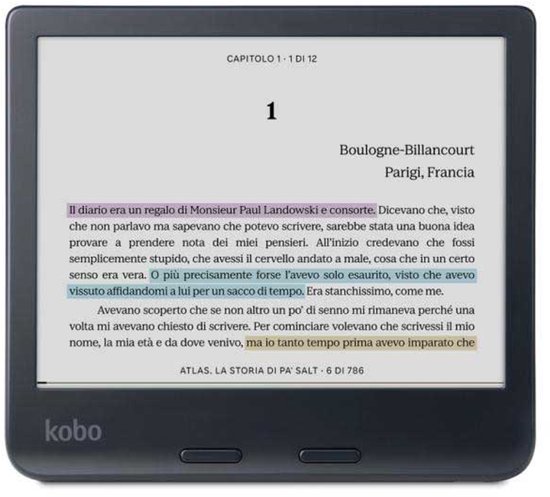 Kobo Libra Colour - E-reader - 7 inch kleurenscherm - 32GB - Luisterboeken - Zwart