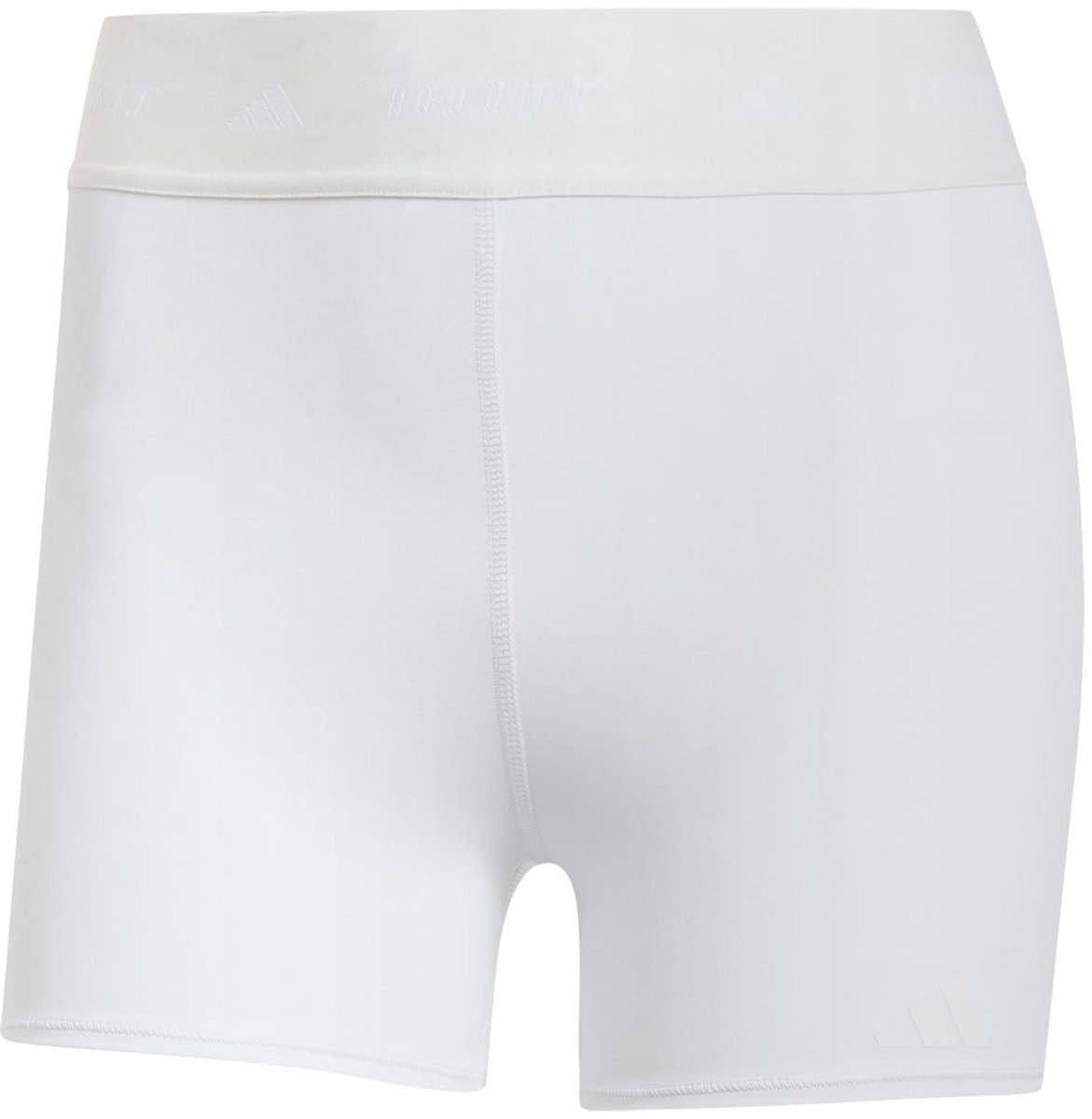 Adidas Techfit Stay In Play 5´´ Korte Leggings Vrouw Wit