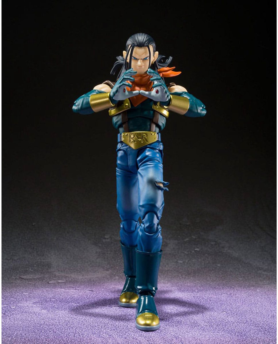 Bandai Tamashii Nations Dragon Ball GT S.H.Figuarts Action Figure Super Android 17 20 cm Action Figuur