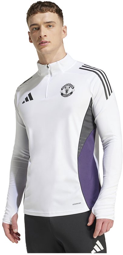 Sweat-shirt d' Competition Adidas Manchester United Tiro 25/26, Wit , taille L (homme).