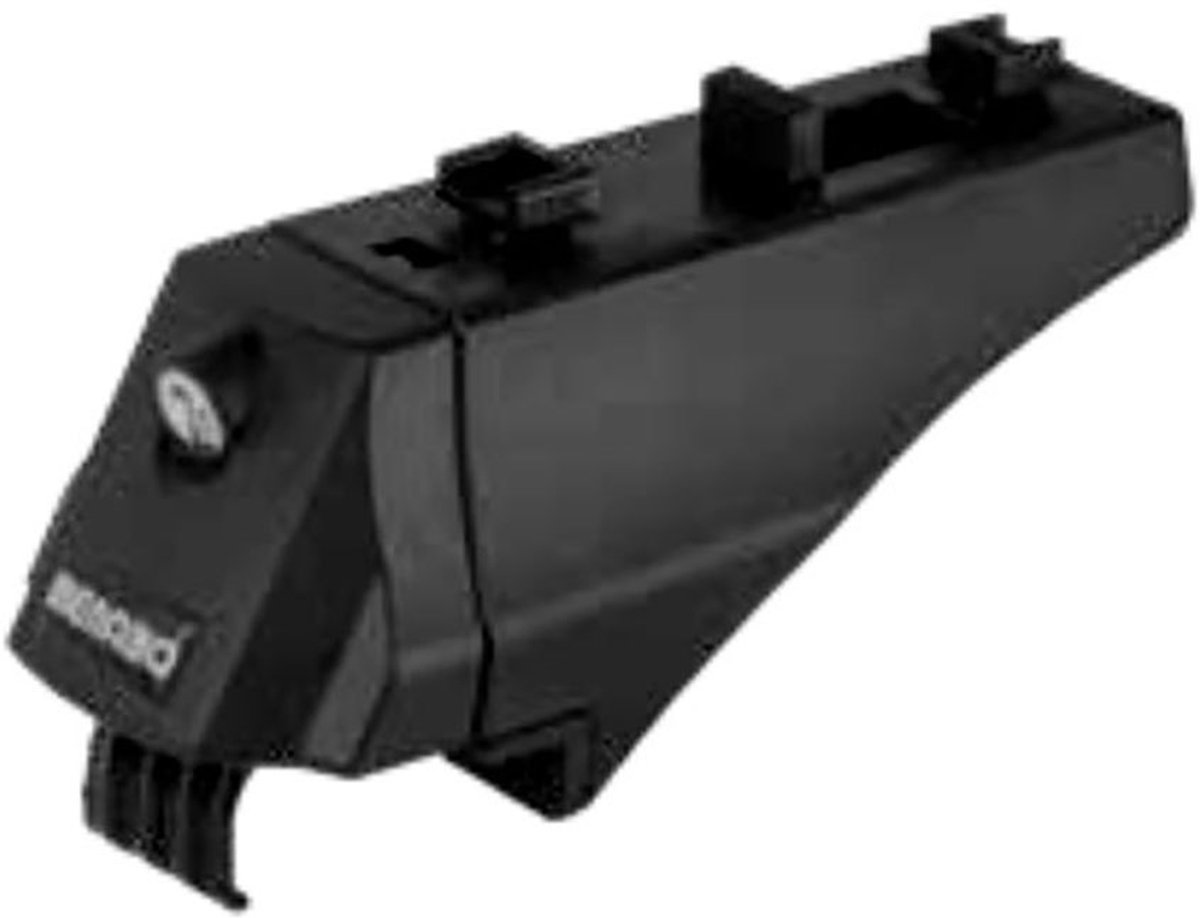 Menabo Alfa Car Roof Bars Integrated/raised Rails Klem Zilver