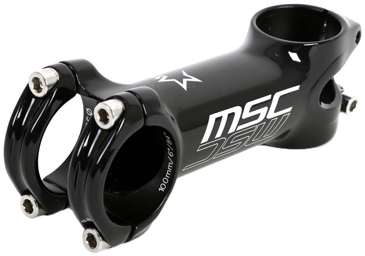 Msc Ultralight Fiets Stuurpen Zwart 110 mm / 6º