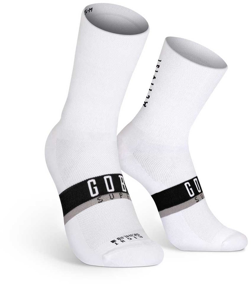 Gobik Superb Axis Sokken Wit EU 35-38 Man,Vrouw