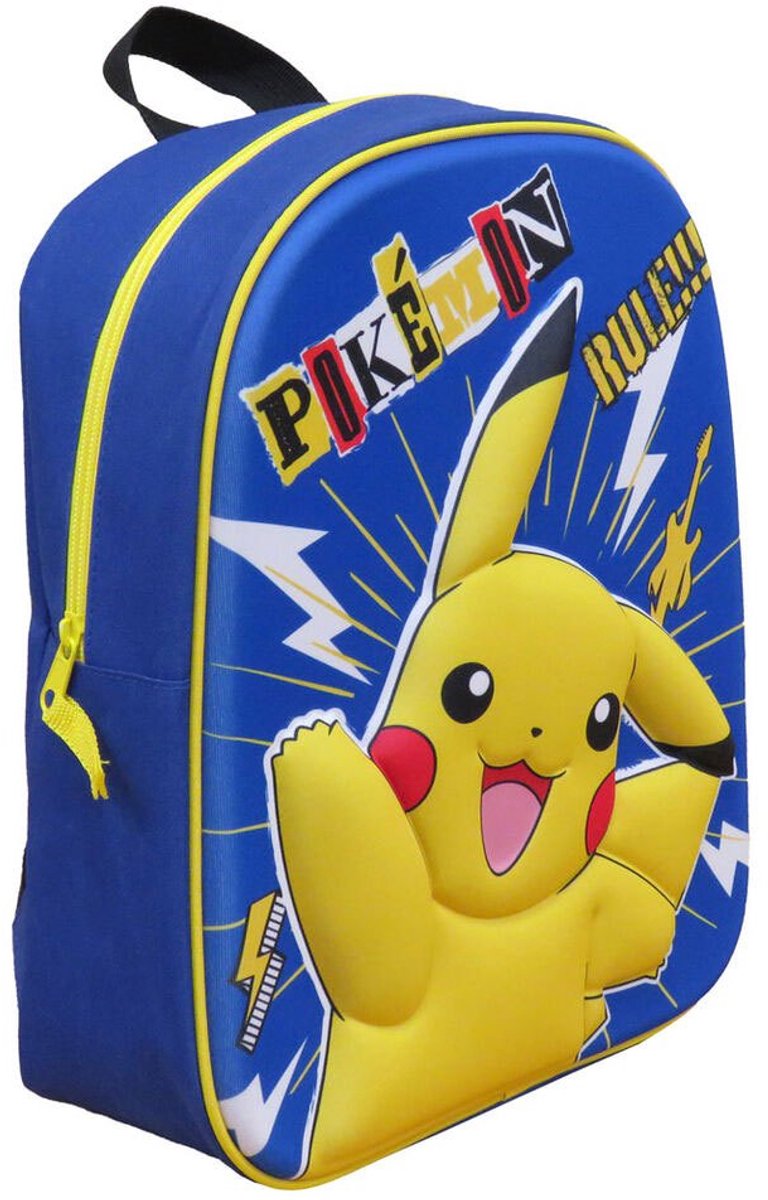 Cyp Brands Pikachu Pokémon 3d-rugzak 30 Cm Geel