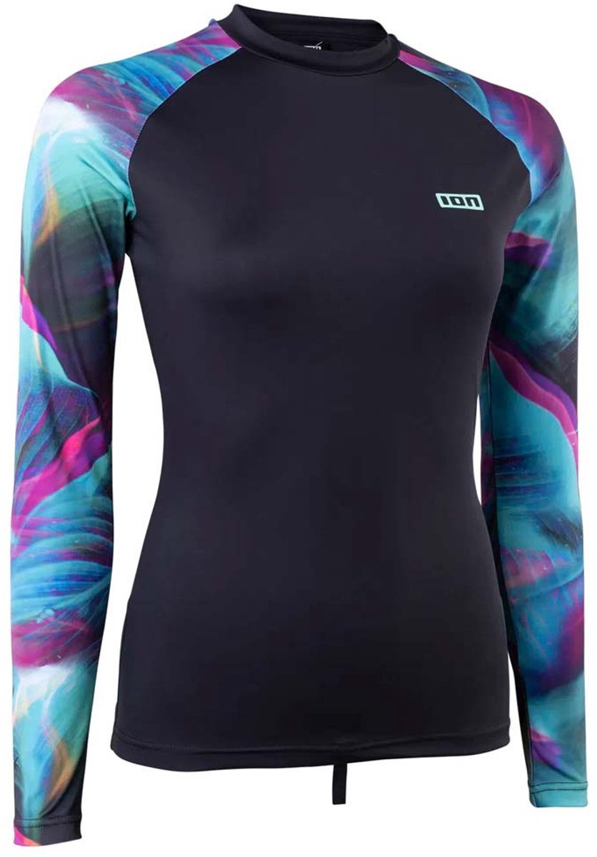 Ion Lizz Dames Rashguard Vrouw Tropical/palm/glitch
