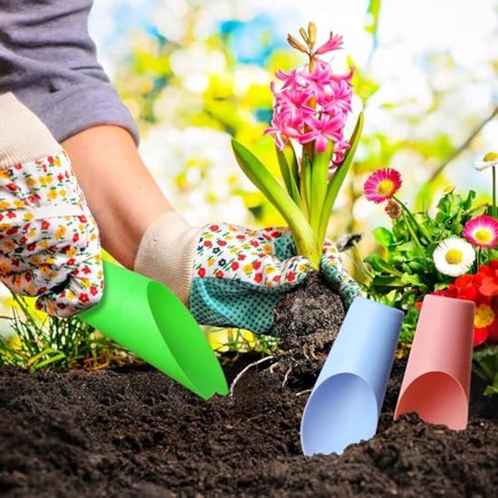 Potgrond Schep voor Kleine Planten - Handgereedschap voor Tuinieren en Verplanten — afbeelding 4