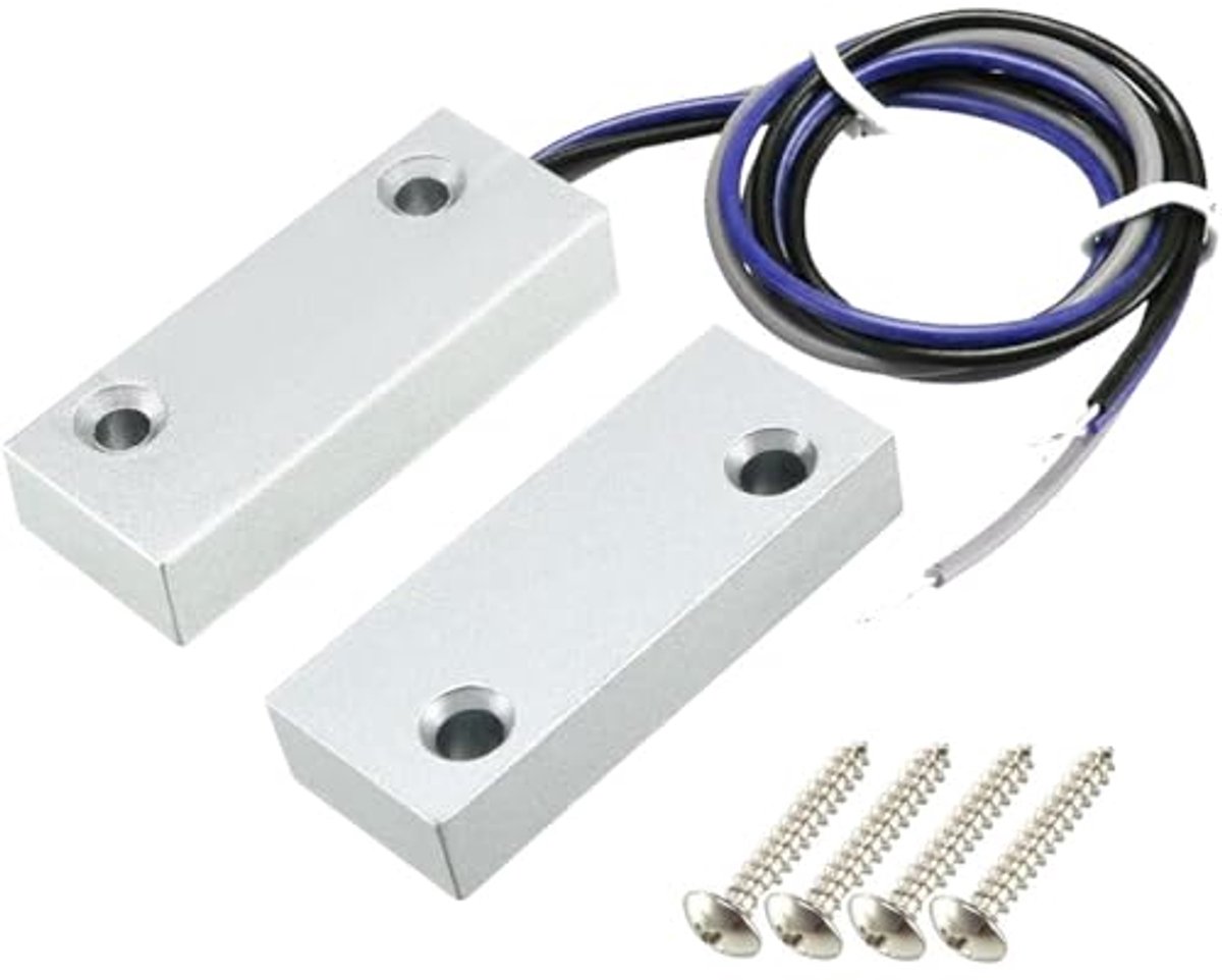 Magnetisch Roldeurcontact Reedschakelaaralarm met 3 Draden voor N.O./N.C. Toepassingen