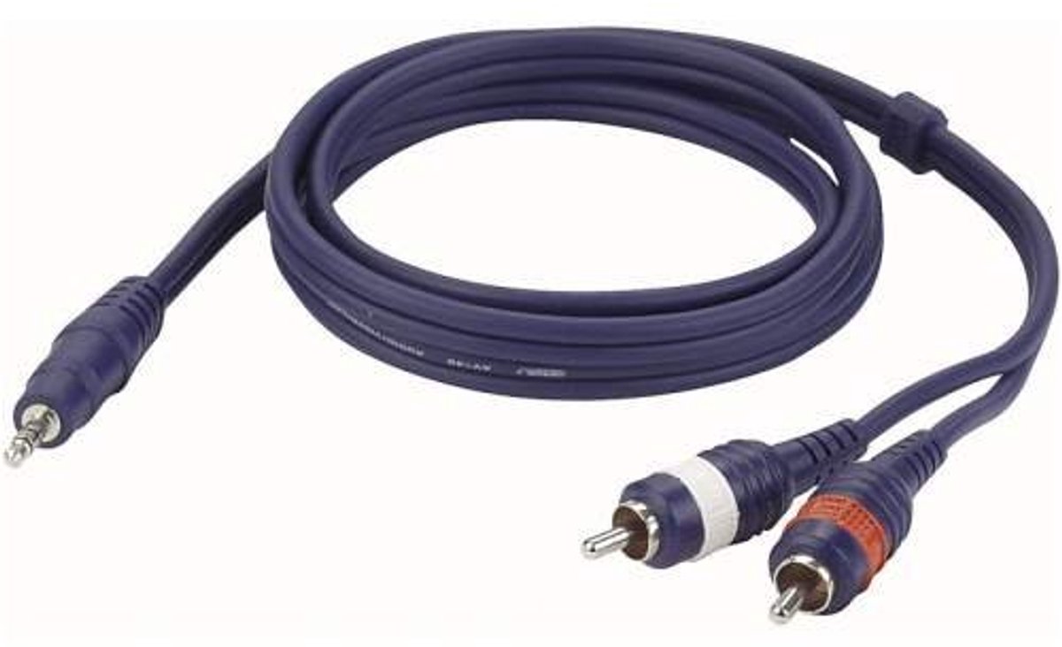 Stereo Mini Jack naar 2 RCA-connector - 150 cm kabel