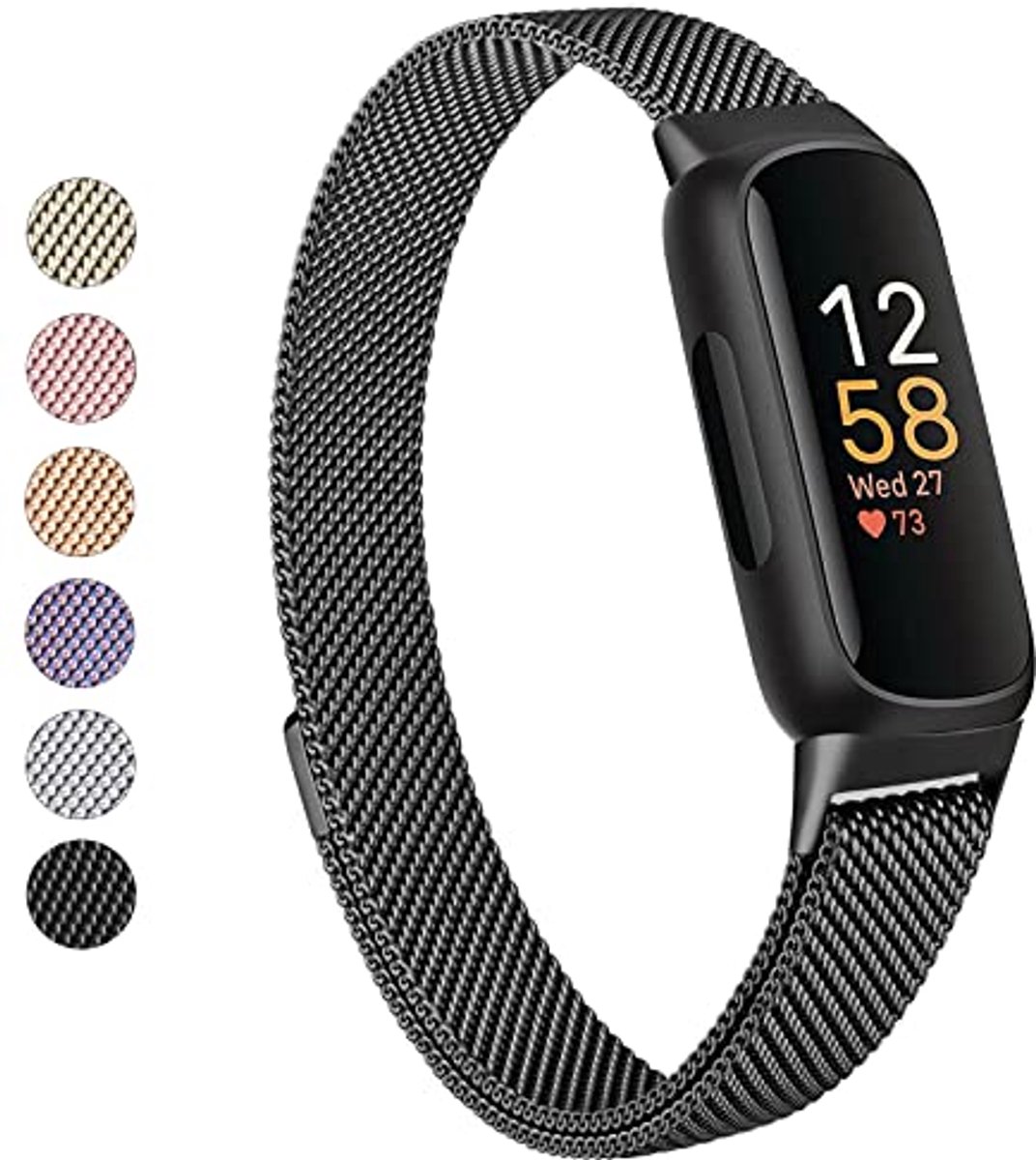 Verstelbare Magnetische Roestvrijstalen Polsband voor Fitbit Inspire 3
