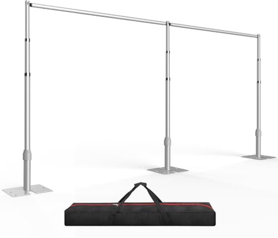 Selens T-type achtergrondstandaard, 80 x 200 cm, voor fotografie, mousseline, vinyl