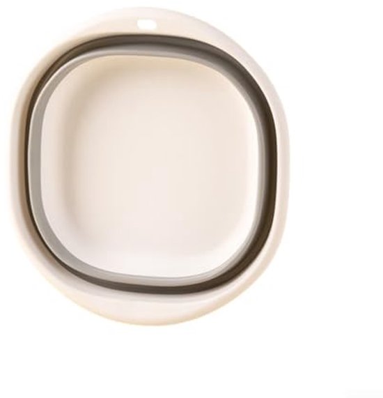 TOMAINO - Wasbak van hard plastic ovaal - multifunctionele wasbak voor thuis, wasgoed en hond - wasbak 12 l 45 cm