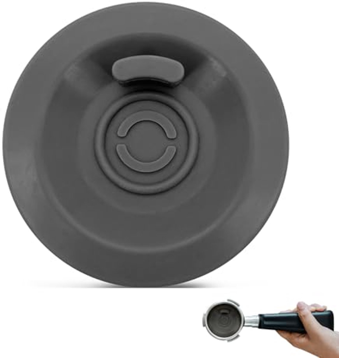 Reinigingstabletten voor Koffiemachines - 54 mm, Siliconen, Herbruikbaar, Ideaal voor Dagelijks Onderhoud