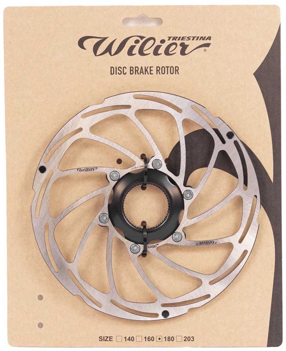 Wilier Center Lock Remschijf Goud 180 mm