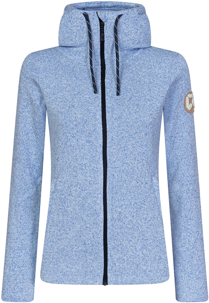 Rock Experience Berna M Fleece Met Kap Blauw L Vrouw