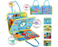 GoodsFrom® Busy Board - Montessori speelgoed - Activiteitenbord - Sensorisch speelgoed - Educatief speelgoed - Montessori activiteitenboek - Nederlands/engels