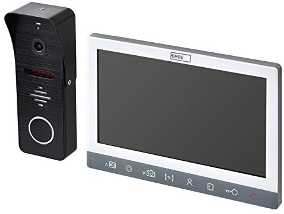 Video Deurbel met Full HD Camera en Nachtzicht – Waterdicht Intercomsysteem met 7 Inch LCD Monitor