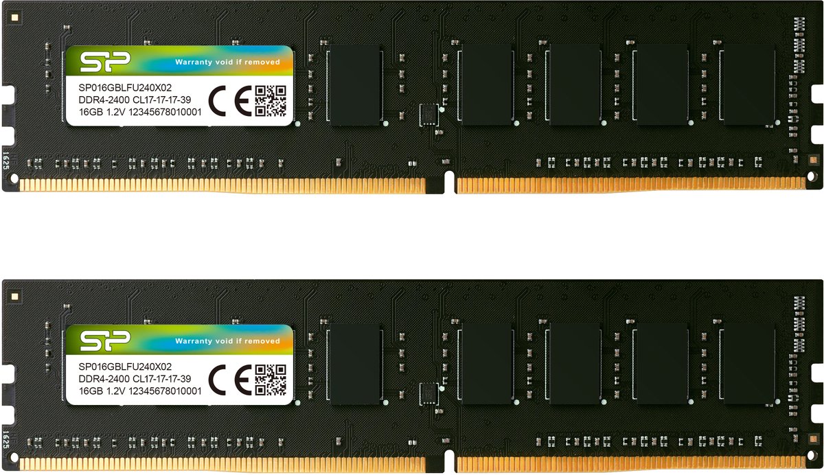 Silicon Power - Desktopgeheugen - Ddr4 - 32Gb - - - Udimm - Sp032Gblfu240X22