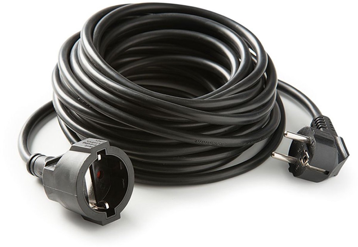 Famatel 2p+ttl-stekkerverlenging 10 M 16a 250v Zilver One Size / EU Plug 220V
