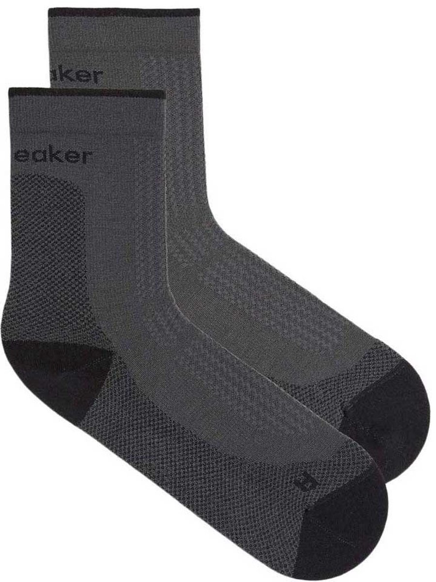 Icebreaker Merino Hike+ Ultralight Quarter Sokken Grijs EU 35-37 Vrouw