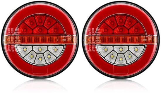 Dinfu Draadloze led-aanhanger met magneet, 12V-24V led-achterlichten