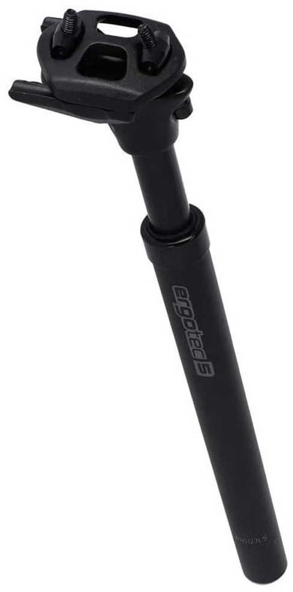 Ergotec Zadelpen Verend SP10.0 30,9mm 350mm of=15mm mat zwart