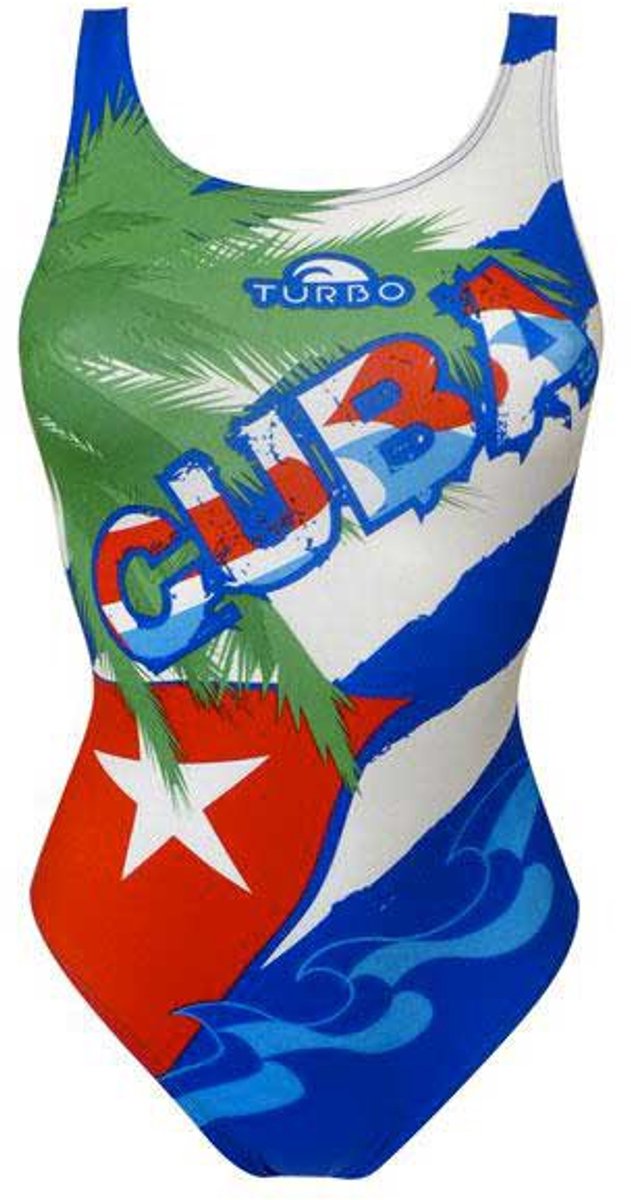 Turbo Cuba Palmera Zwemkleding Groen,Blauw M Vrouw Multicolor