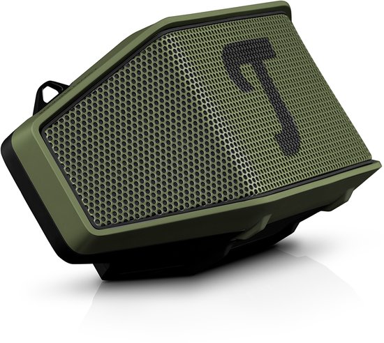 Teufel ROCKSTER CROSS 2 Draagbare Bluetooth Luidspreker voor binnen en buiten, met lange batterijduur tot 38 uur, IPX5 straalwaterdicht, stereo speaker - Black & Green van Merkloos — afbeelding 2