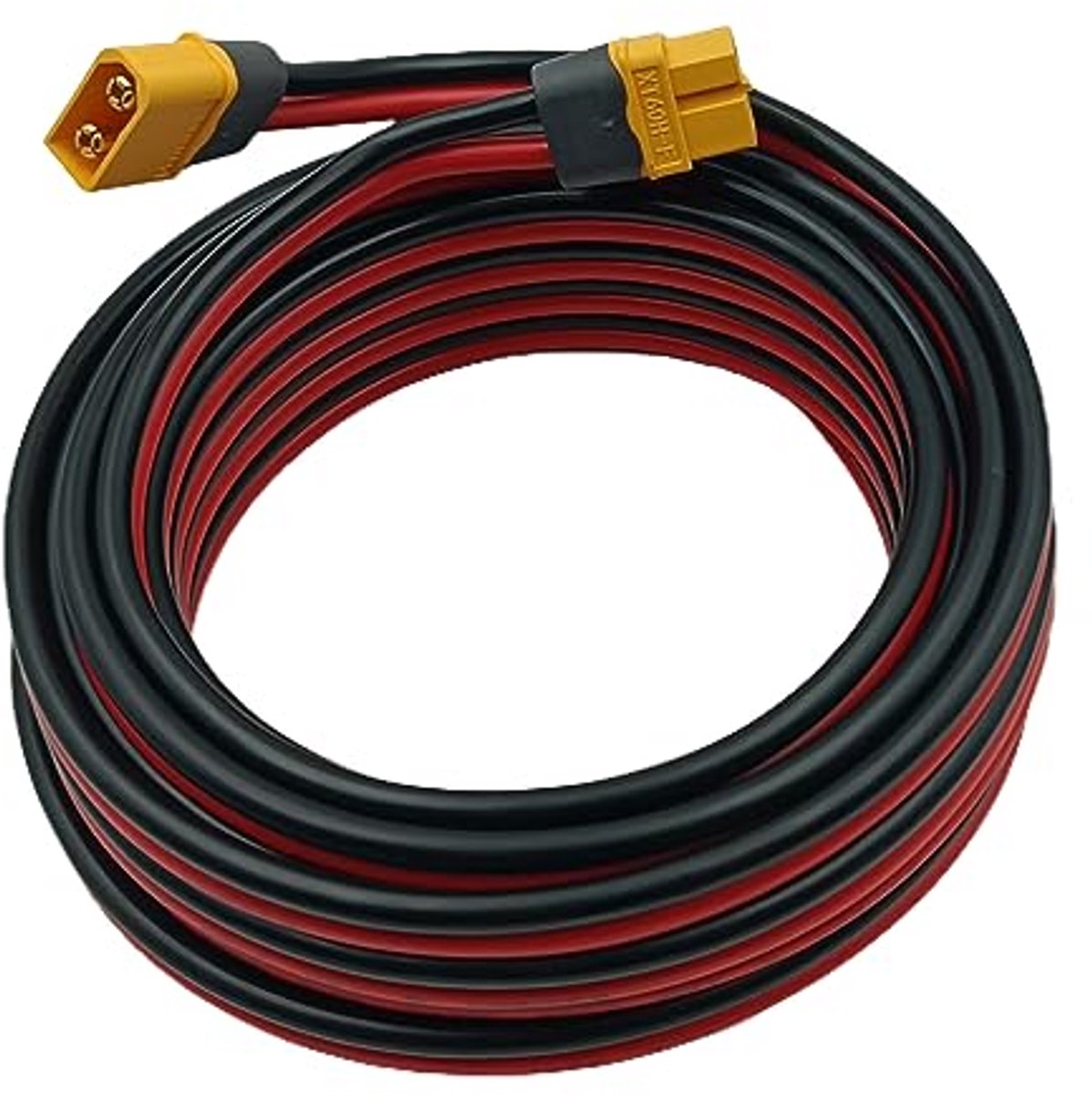 6m XT60 verlengkabel 12AWG voor EcoFlow Powerstation - Belgische Stekker naar Bus