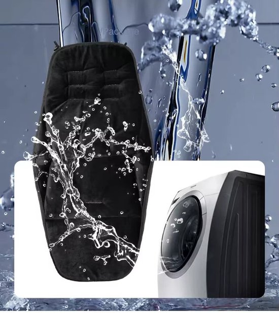 Universele Luxe Zwarte Voetenzak - Kinderwagen & Buggy, Gevoerd, Wind- en Waterafstotend van Universele — afbeelding 5