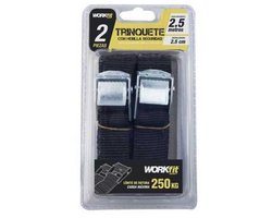 Workfit 250 Cm Spanband Met Gesp 2 Eenheden Transparant