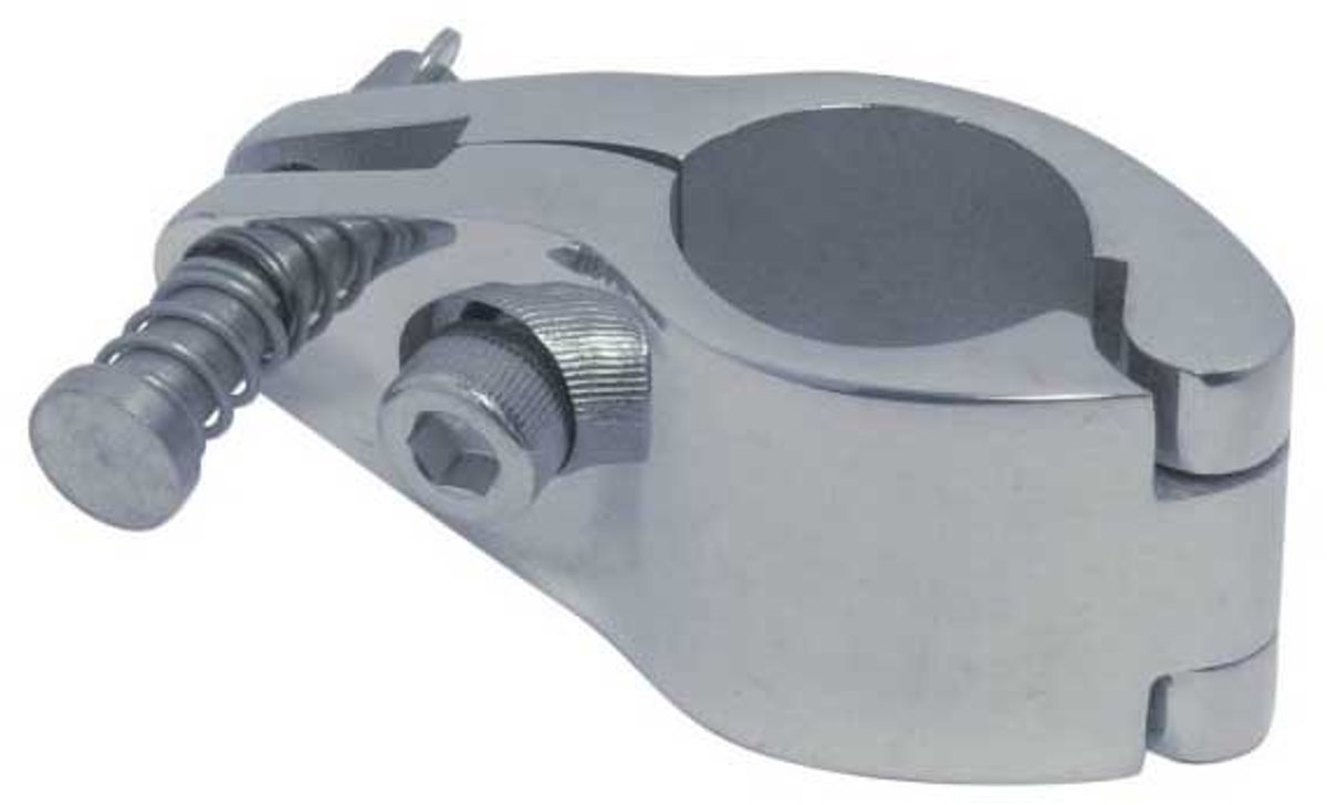 Euromarine A4-buisklem Zilver 25 mm