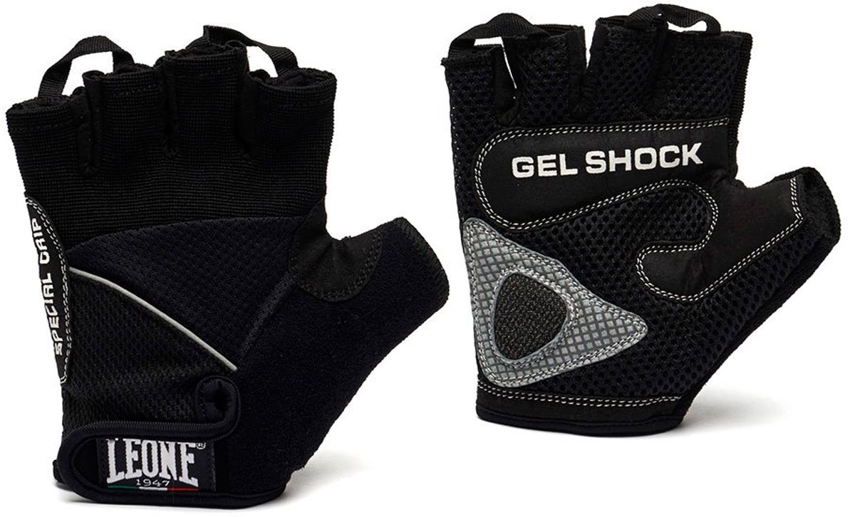 Leone1947 Bodybuilding Trainingshandschoenen Zwart XL