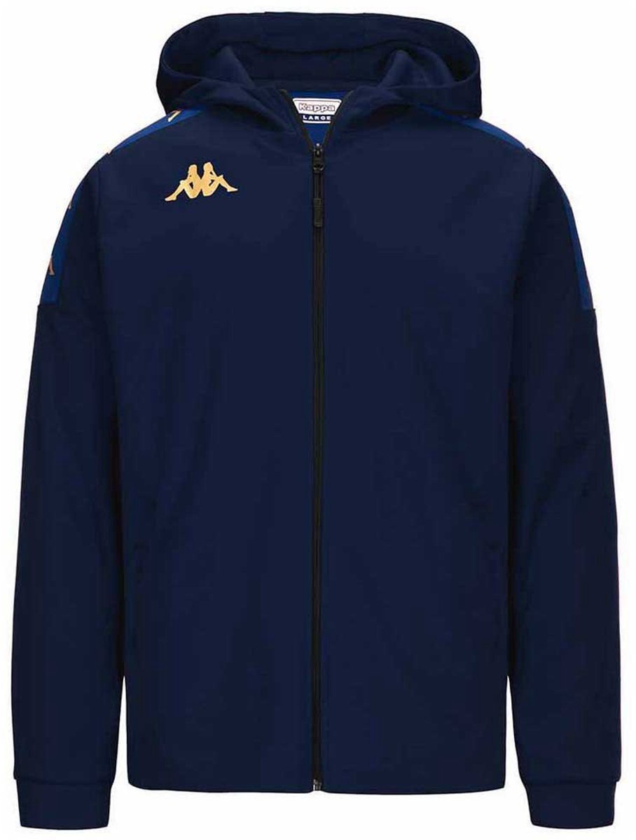 Kappa Grevolo Sweatshirt Met Rits Blauw 8 Years Jongens,Meisjes
