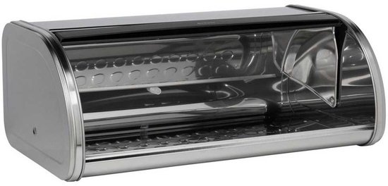Brabantia Boîte à pain avec couvercle coulissant - Matt Steel