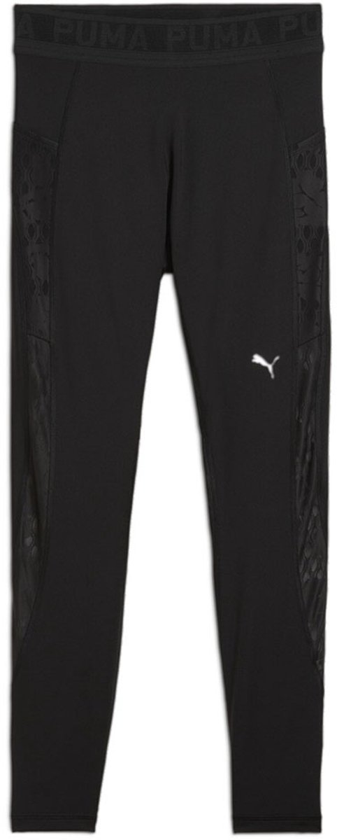 Puma Lace Hoge Leggings Vrouw Zwart