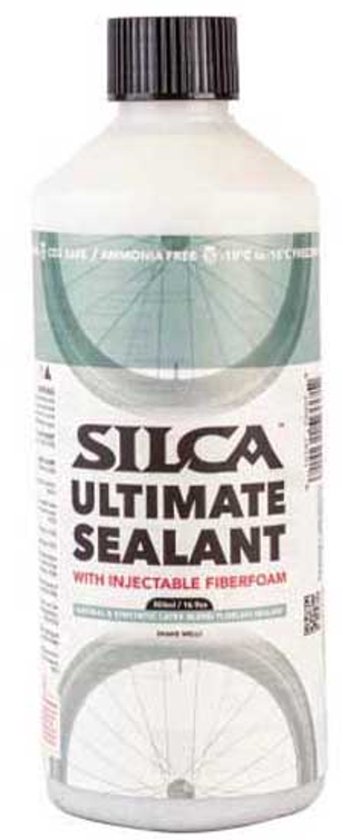 Silca Ultimate Sealant met injecteerbaar fiberfoam, 500ml / 16.9 oz.