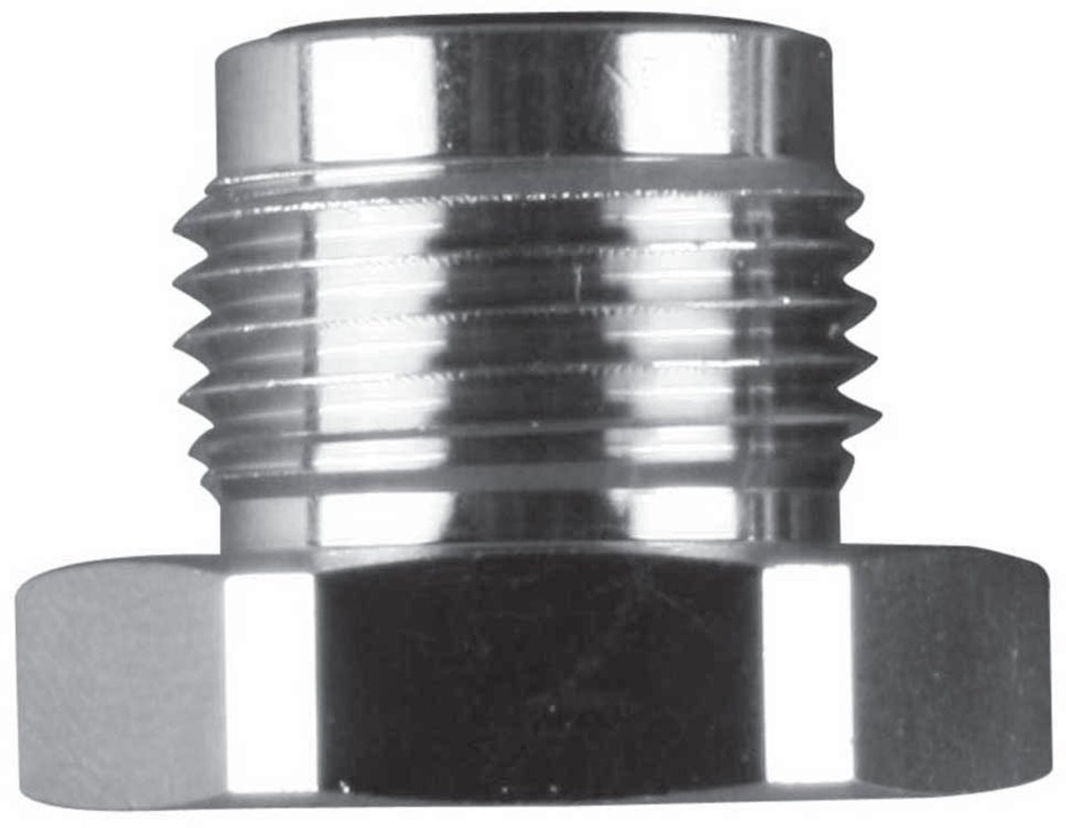 Oms Blind-plug With Din 230 Bar O-ring Zilver
