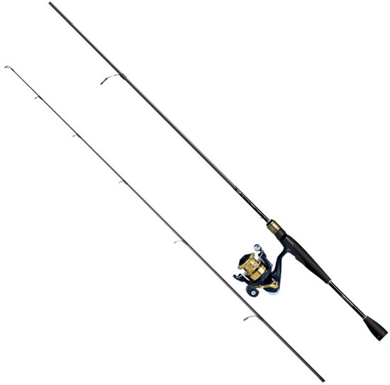 Ensemble moulinet spinning Daiwa RS702HFSAF+RS4000 Goud 2,13 m / 14-42 g