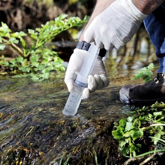 8 stuks 60 ml grote spuiten - Herbruikbare kunststof doseerspuiten voor laboratoriumgebruik van Merkloos	 — afbeelding 2