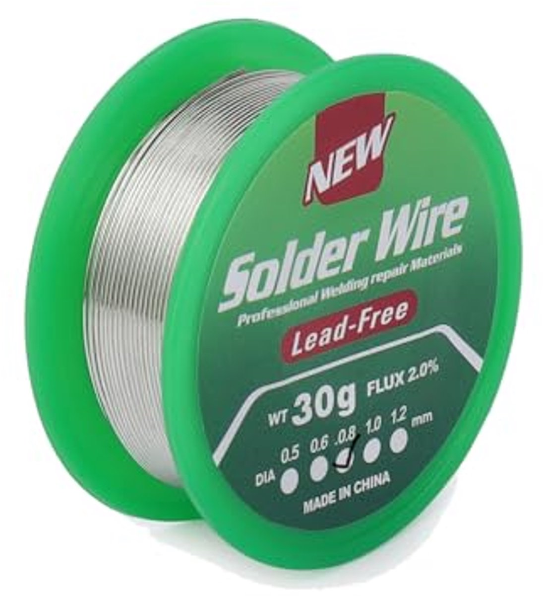 Loodvrij Soldeertin 0.8 mm - 30 g - Perfect voor Elektronisch Laswerk