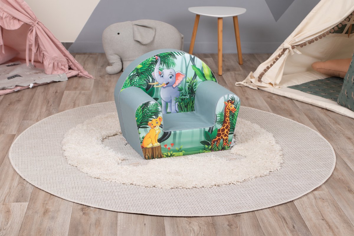 Kinderzetel Kinderzetel Olifant Jungle Kinderfauteuil - afbeelding 3