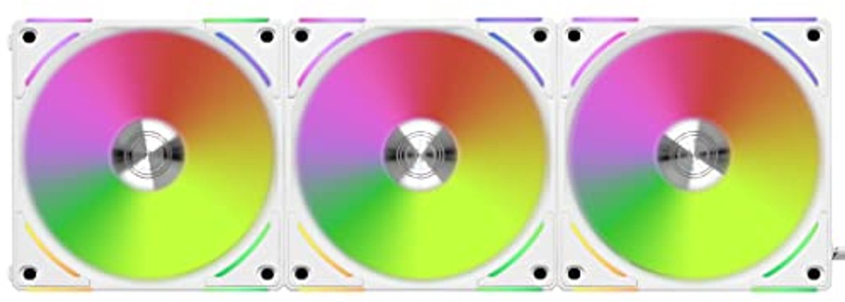 Image of 120mm ARGB PWM Ventilator 3er Pack met Controller