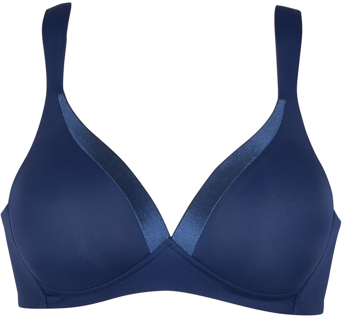 Naturana 5119 - Soft BH met glansband - navy - 90C