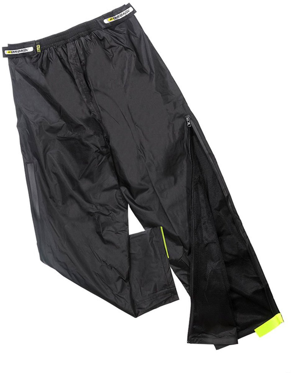 Garibaldi Rain Zipper Regenbroek Zwart 3XL