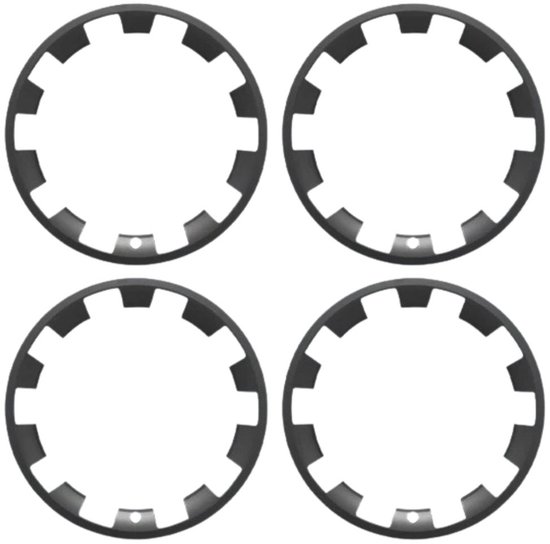 voor Model Y 21 Inch Velgbeschermer Velg, ABS Velgwieldoppenafdekking, Velgbeschermer voor Model Y 2021 Tot 2024, Krasbestendig, Naafbescherming, Decoratief (WHITE